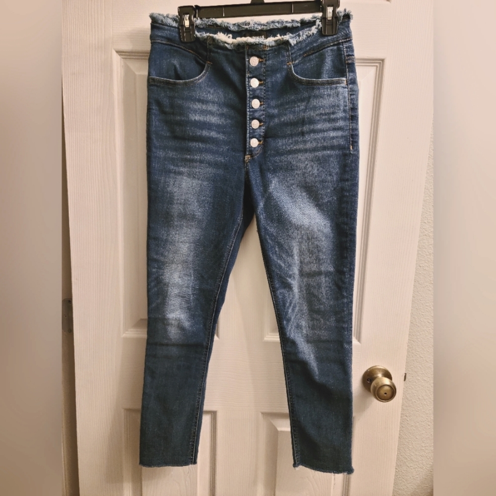 Express ultra high rise jeans
